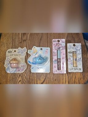 Disney Alice in Wonderland Lip Products Bundle- Lip Balm, Lip Gloss, Etc BNIB